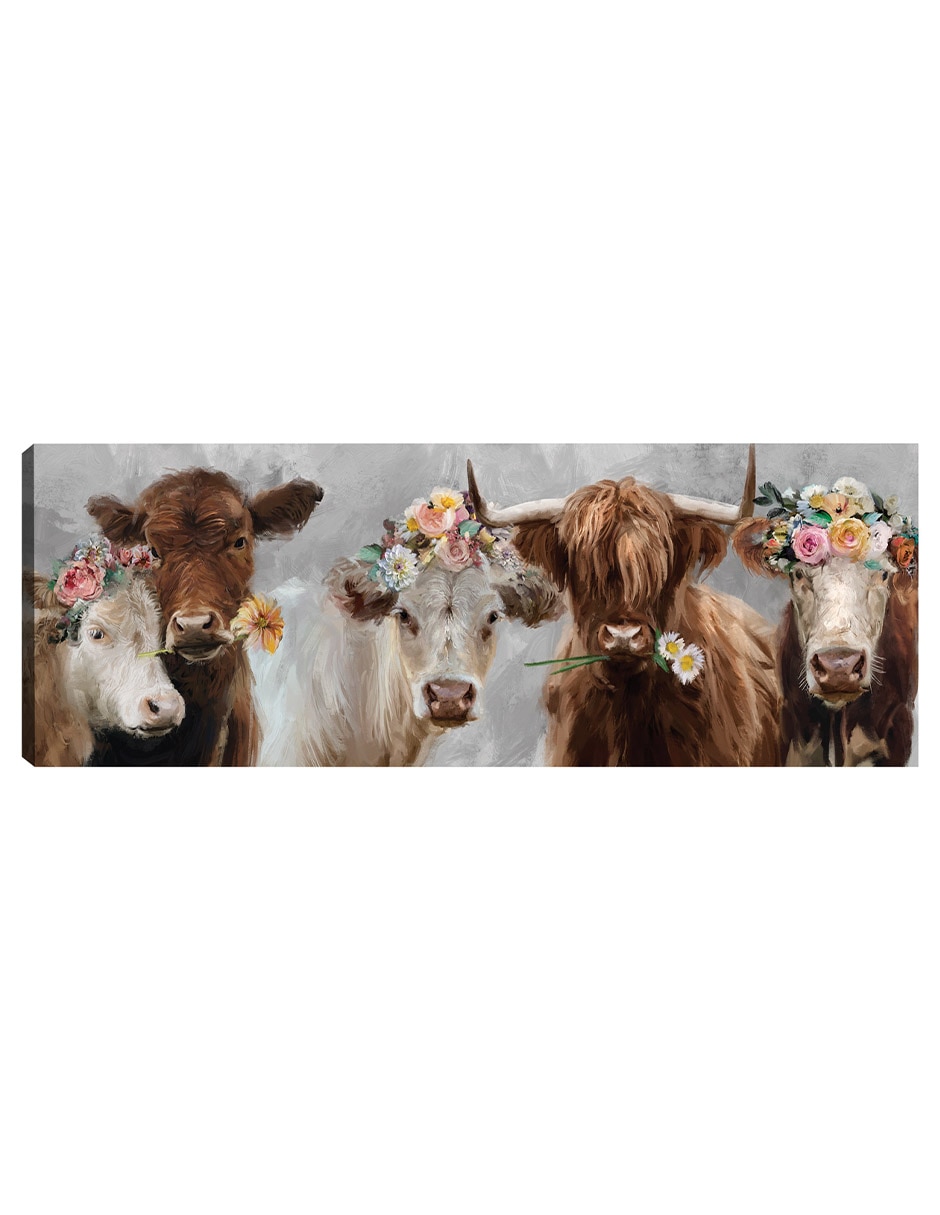 Cuadro decorativo Revisión De Moo técnica mixta Animales Domésticos
