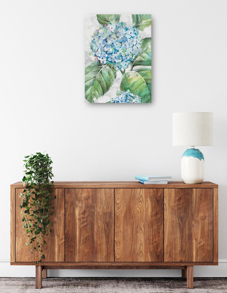 Cuadro decorativo Retratos De Hortensias Ii técnica mixta Floración 2