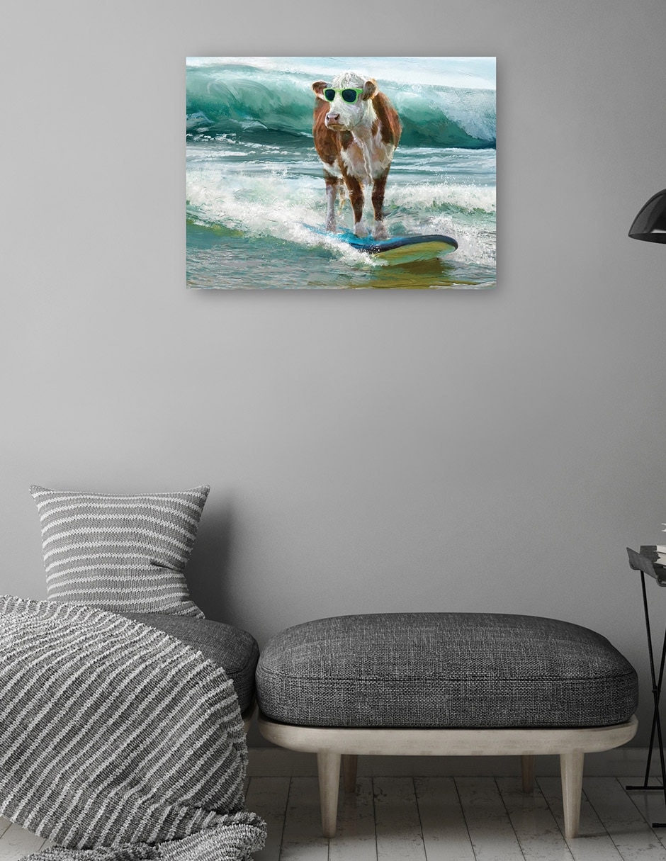 Cuadro decorativo Turf técnica mixta Playas 4
