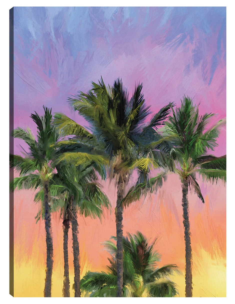 Cuadro decorativo Sorbete Atardecer técnica mixta Crepúsculo Cuadro decorativo Sorbete Atardecer técnica mixta Crepúsculo