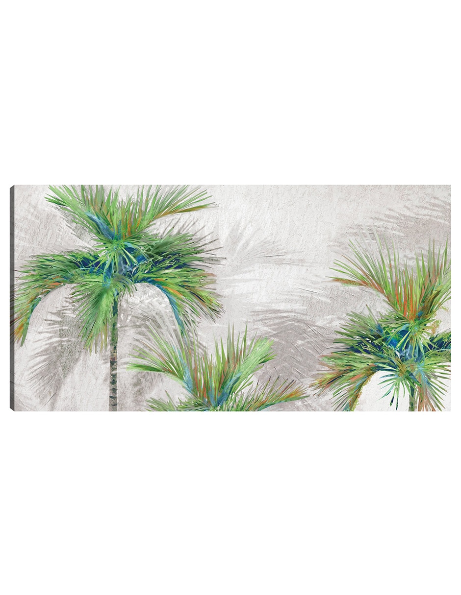 Cuadro decorativo Sombras De Palma técnica mixta Trópico Cuadro decorativo Sombras De Palma técnica mixta Trópico