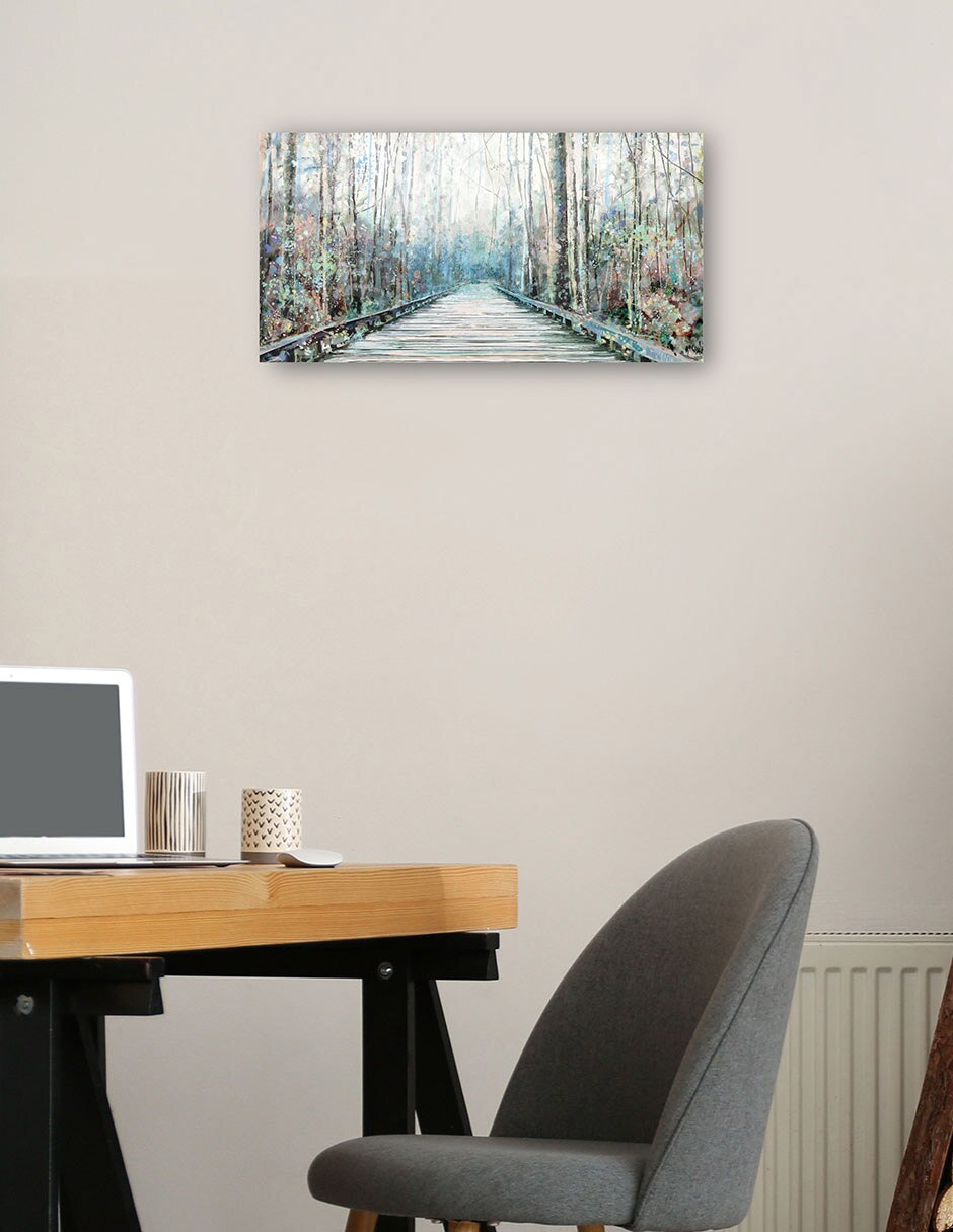 Cuadro decorativo Viaje De Verano técnica mixta Caminos 2