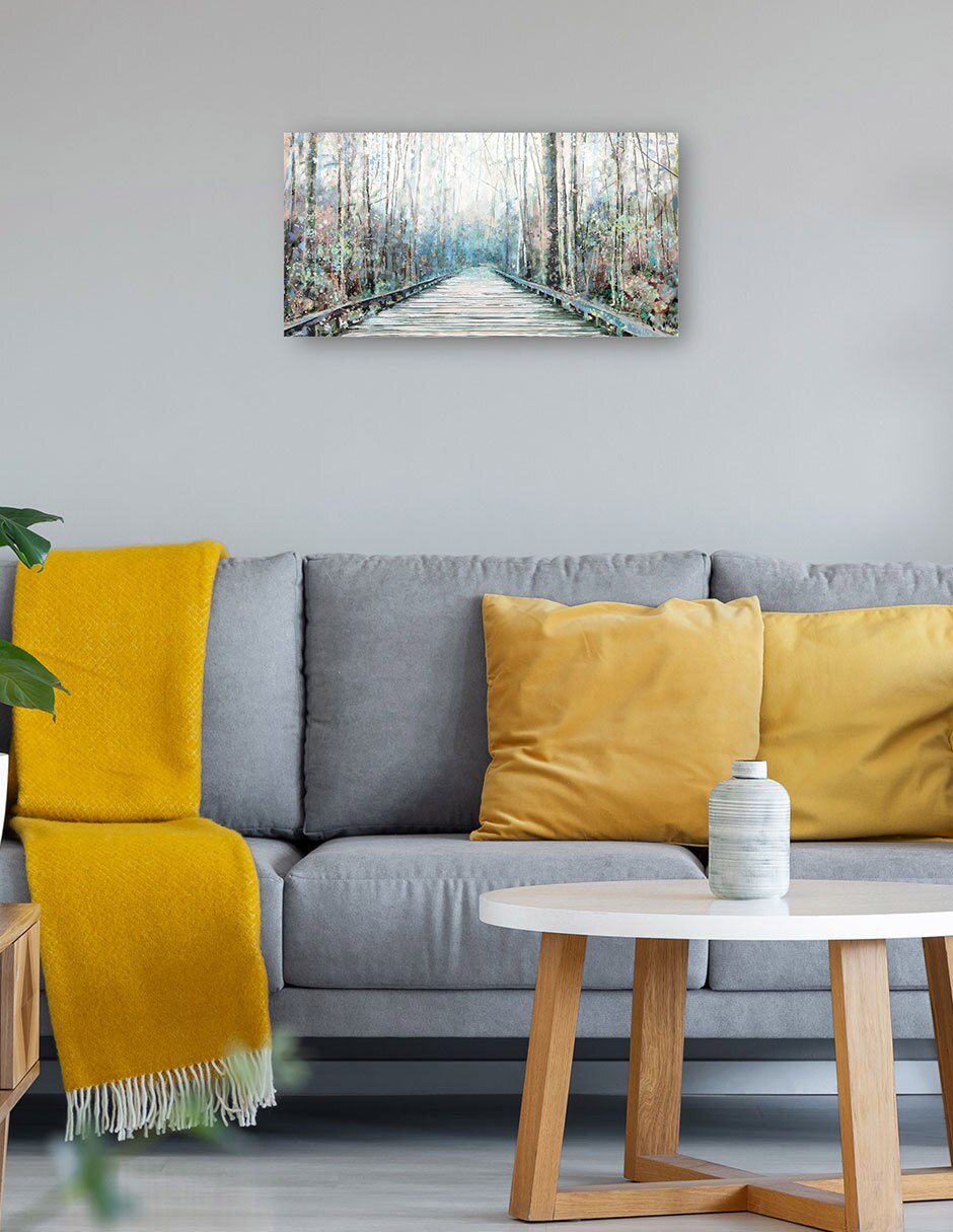 Cuadro decorativo Viaje De Verano técnica mixta Caminos 4