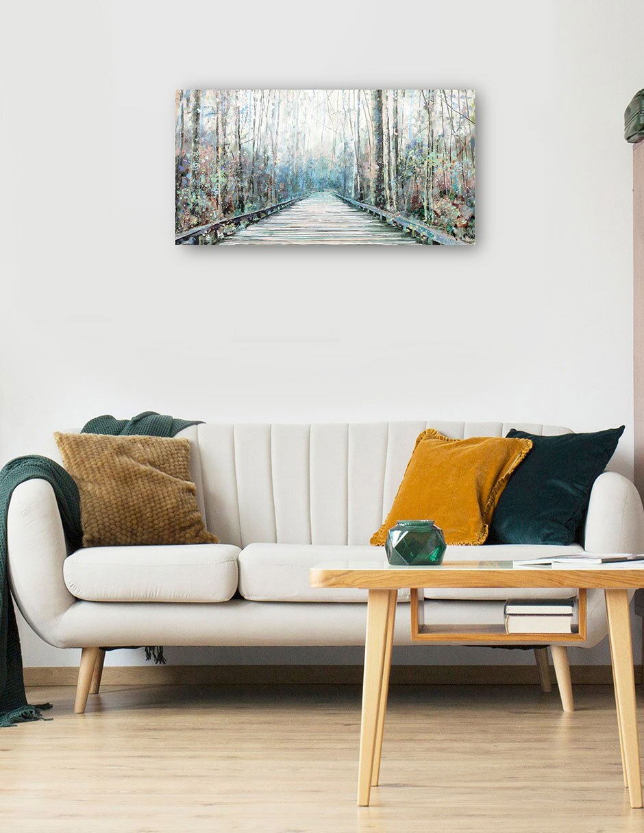Cuadro decorativo Viaje De Verano técnica mixta Caminos 5