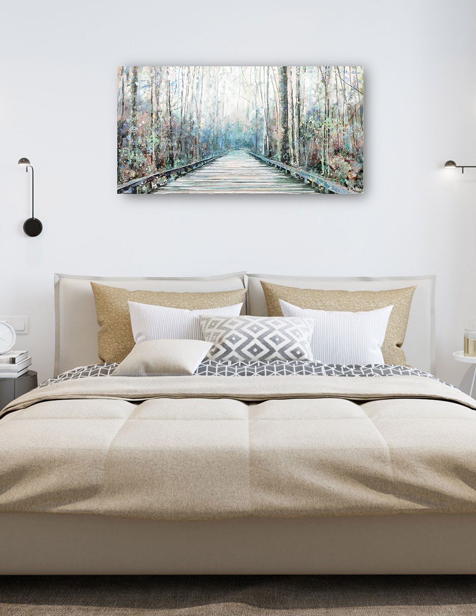 Cuadro decorativo Viaje De Verano técnica mixta Caminos 6