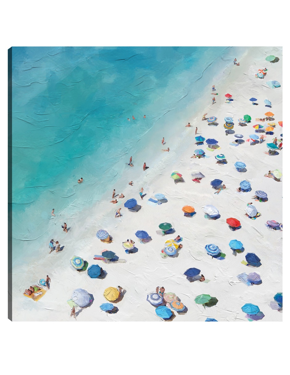 Cuadro decorativo Verano técnica mixta Playas