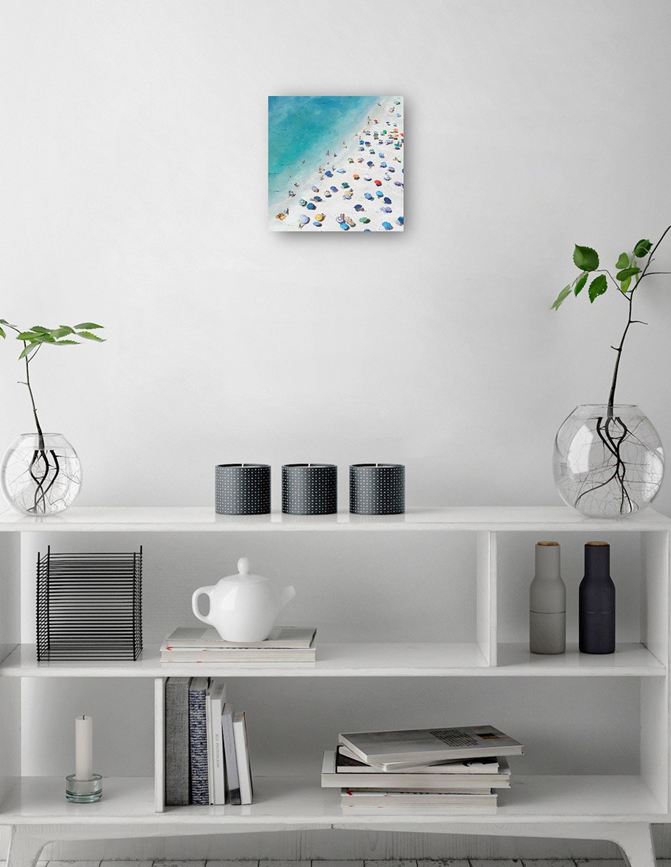 Cuadro decorativo Verano técnica mixta Playas 2
