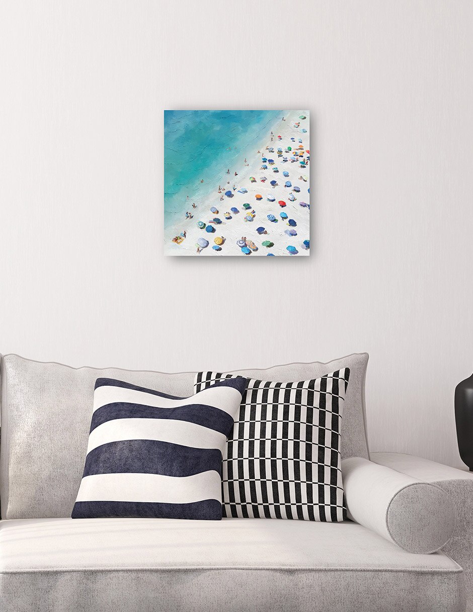 Cuadro decorativo Verano técnica mixta Playas 4