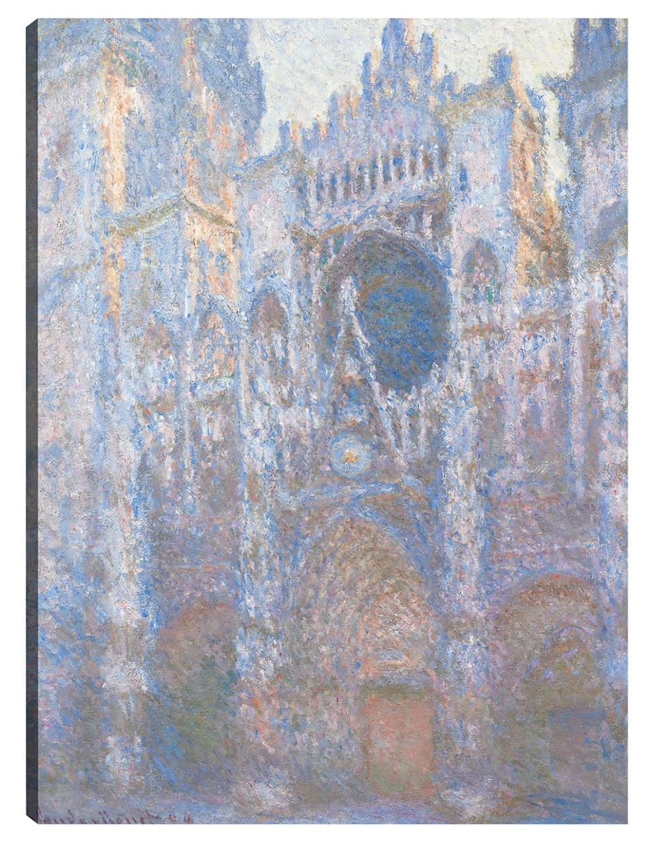 Cuadro decorativo Catedral De Rouen, Fachada Oeste (1894) técnica mixta Arquitectura Cuadro decorativo Catedral De Rouen, Fachada Oeste (1894) técnica mixta Arquitectura