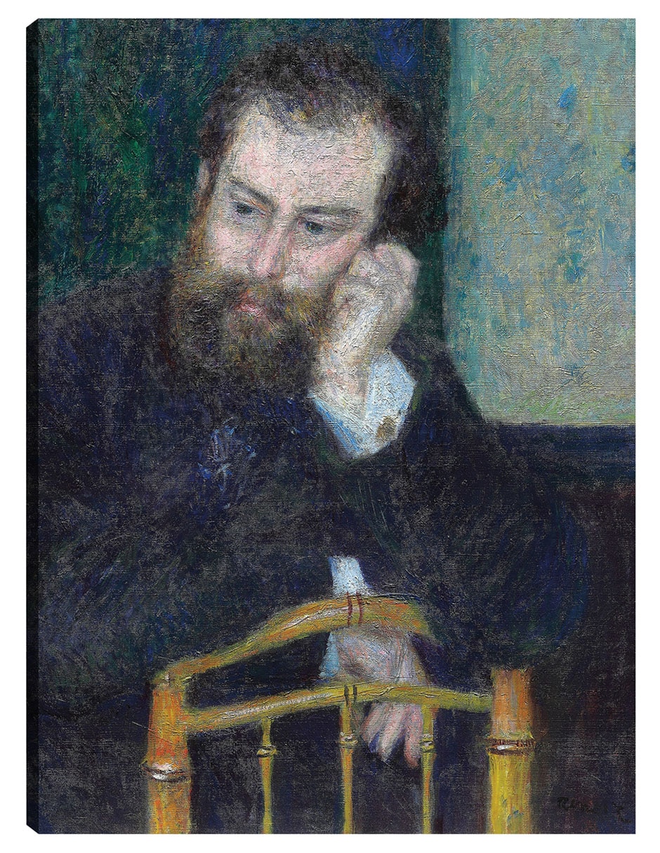 Cuadro decorativo Alfred Sisley (1876) técnica mixta Retratos Cuadro decorativo Alfred Sisley (1876) técnica mixta Retratos