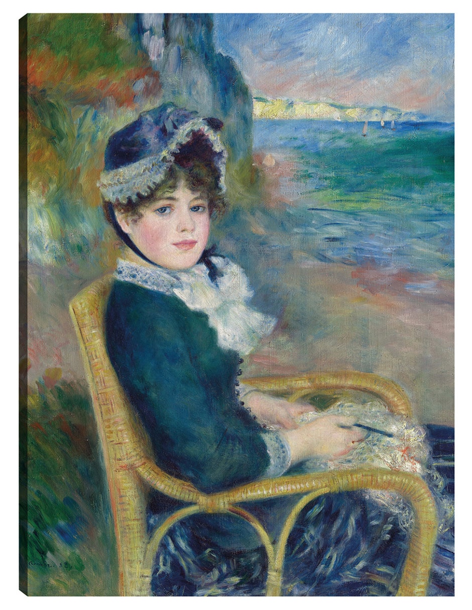 Cuadro decorativo A La Orilla Del Mar (1883) técnica mixta Retratos Cuadro decorativo A La Orilla Del Mar (1883) técnica mixta Retratos