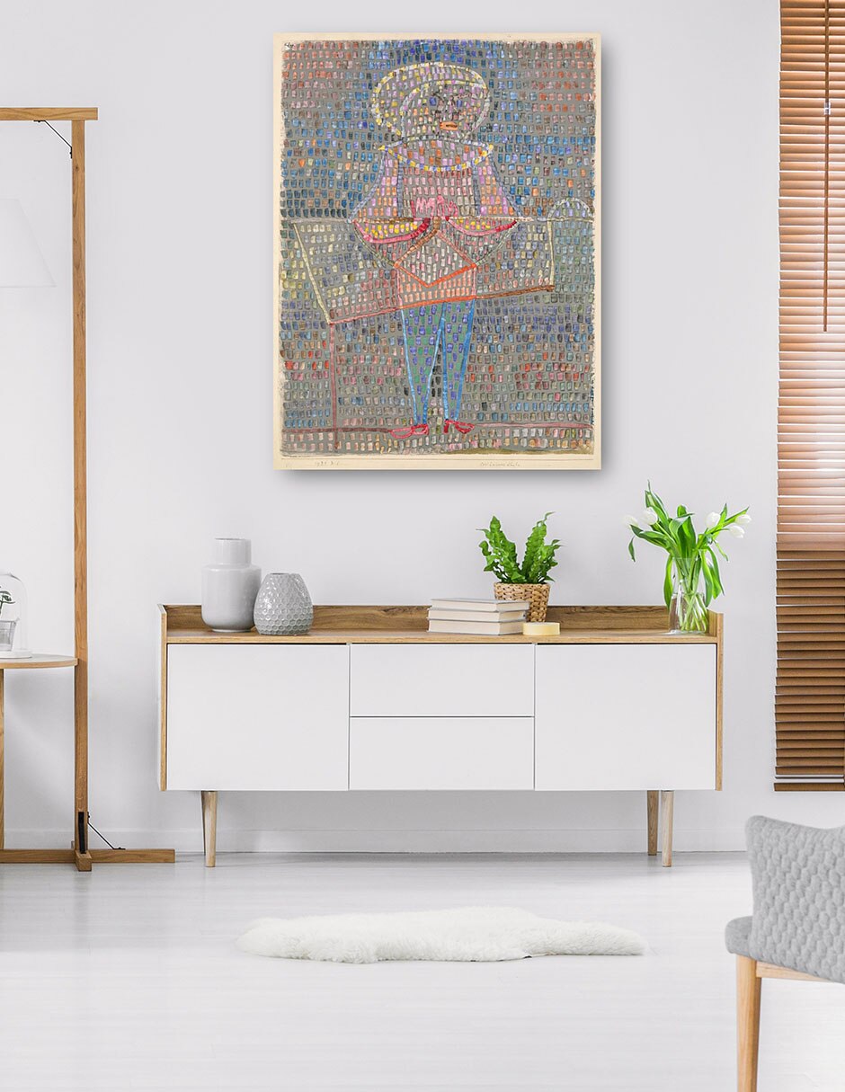 Cuadro decorativo Niño Disfrazado (1931) técnica mixta Divertido 5
