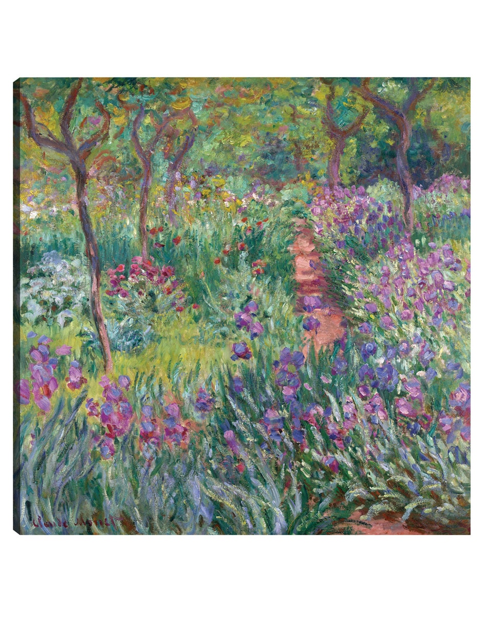 Cuadro decorativo El Jardín del Artista En Giverny 1900 técnica mixta