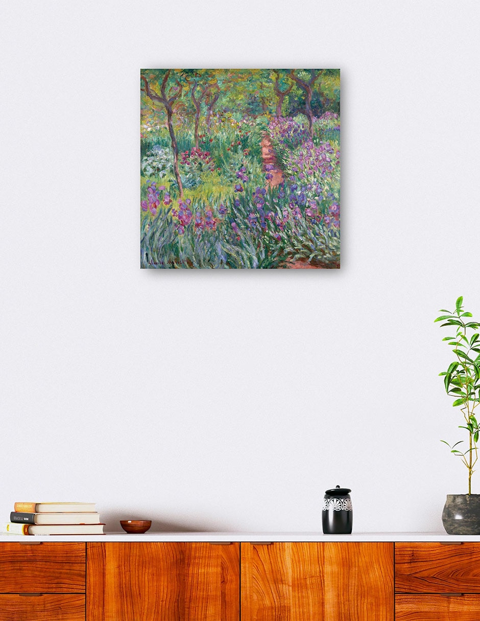 Cuadro decorativo El Jardín del Artista En Giverny 1900 técnica mixta 2
