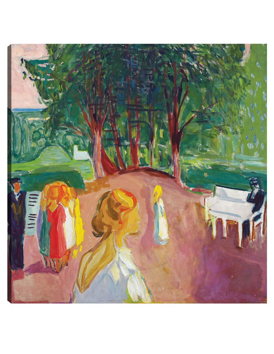 Cuadro decorativo Coqueteando En El Parque (1942) técnica mixta Gente