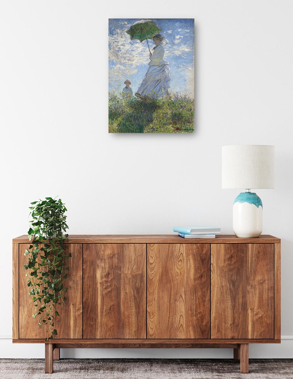 Cuadro decorativo Mujer con sombrilla Madame Monet y su hijo mixta Retratos 6