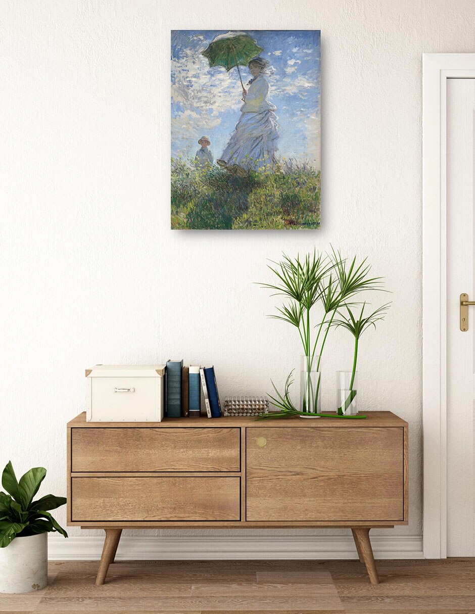 Cuadro decorativo Mujer con sombrilla Madame Monet y su hijo mixta Retratos 5