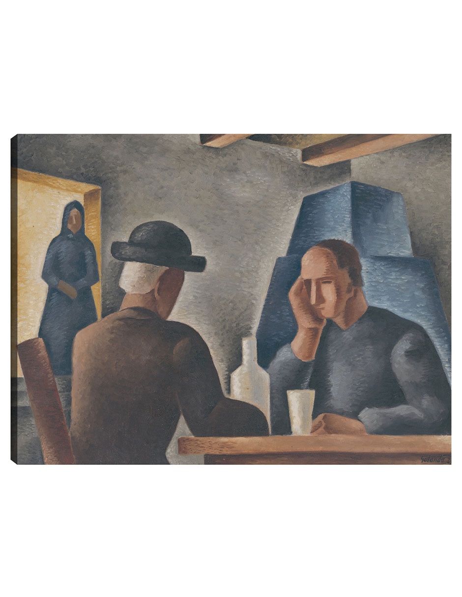 Cuadro decorativo En Una Posada (1927) técnica mixta Gente Cuadro decorativo En Una Posada (1927) técnica mixta Gente