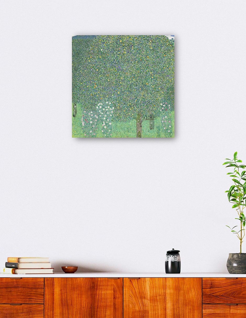 Cuadro decorativo Rosales Bajo Los Árboles técnica mixta Bosques 5