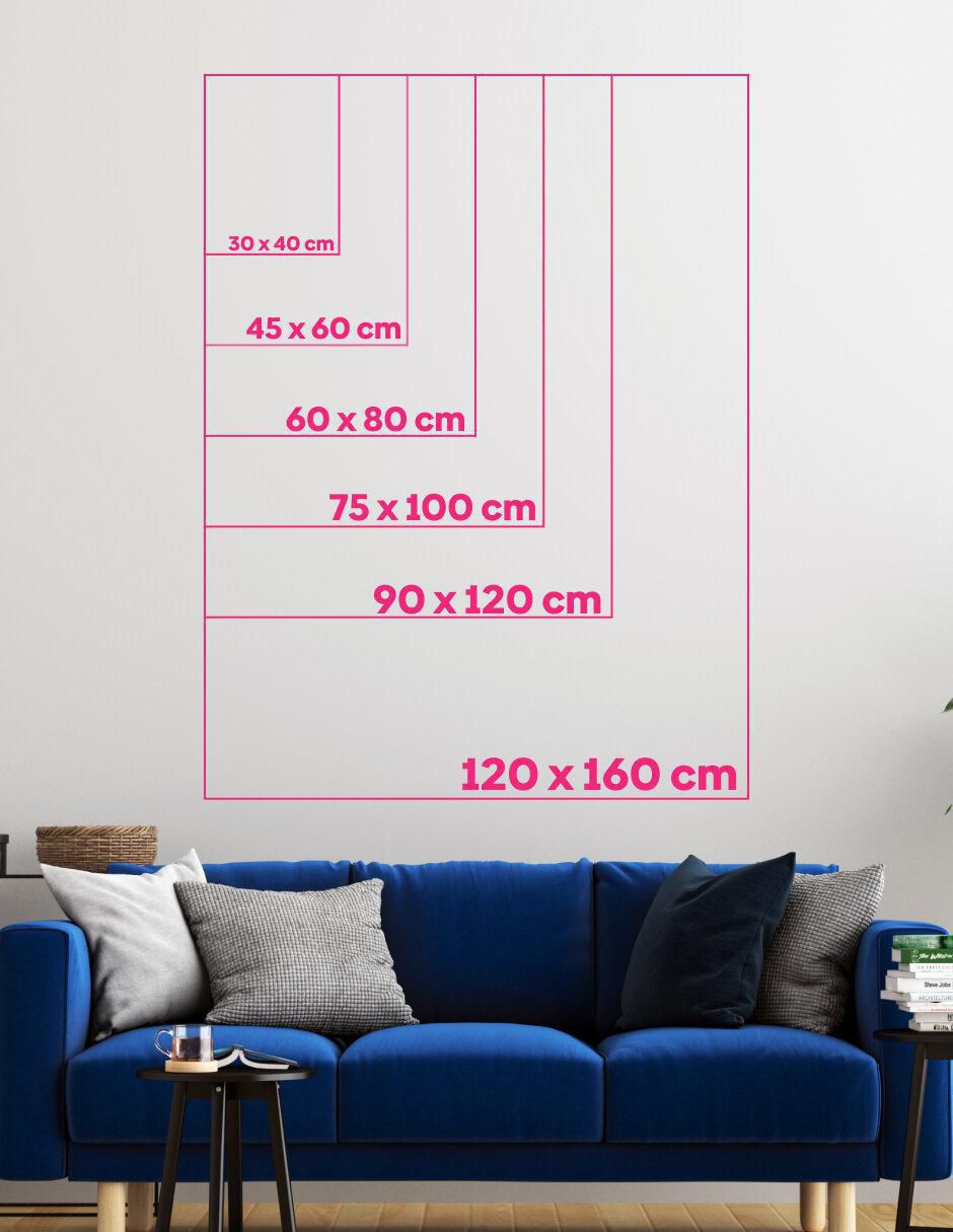 Cuadro decorativo Canvas Lab Costilla de adán