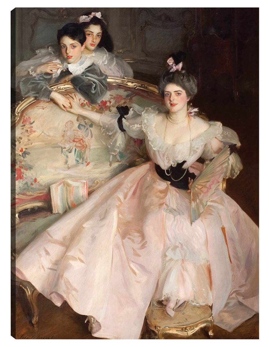 Cuadro decorativo La Señora Carl Meyer Y Sus Hijos (1896) técnica mixta Gente