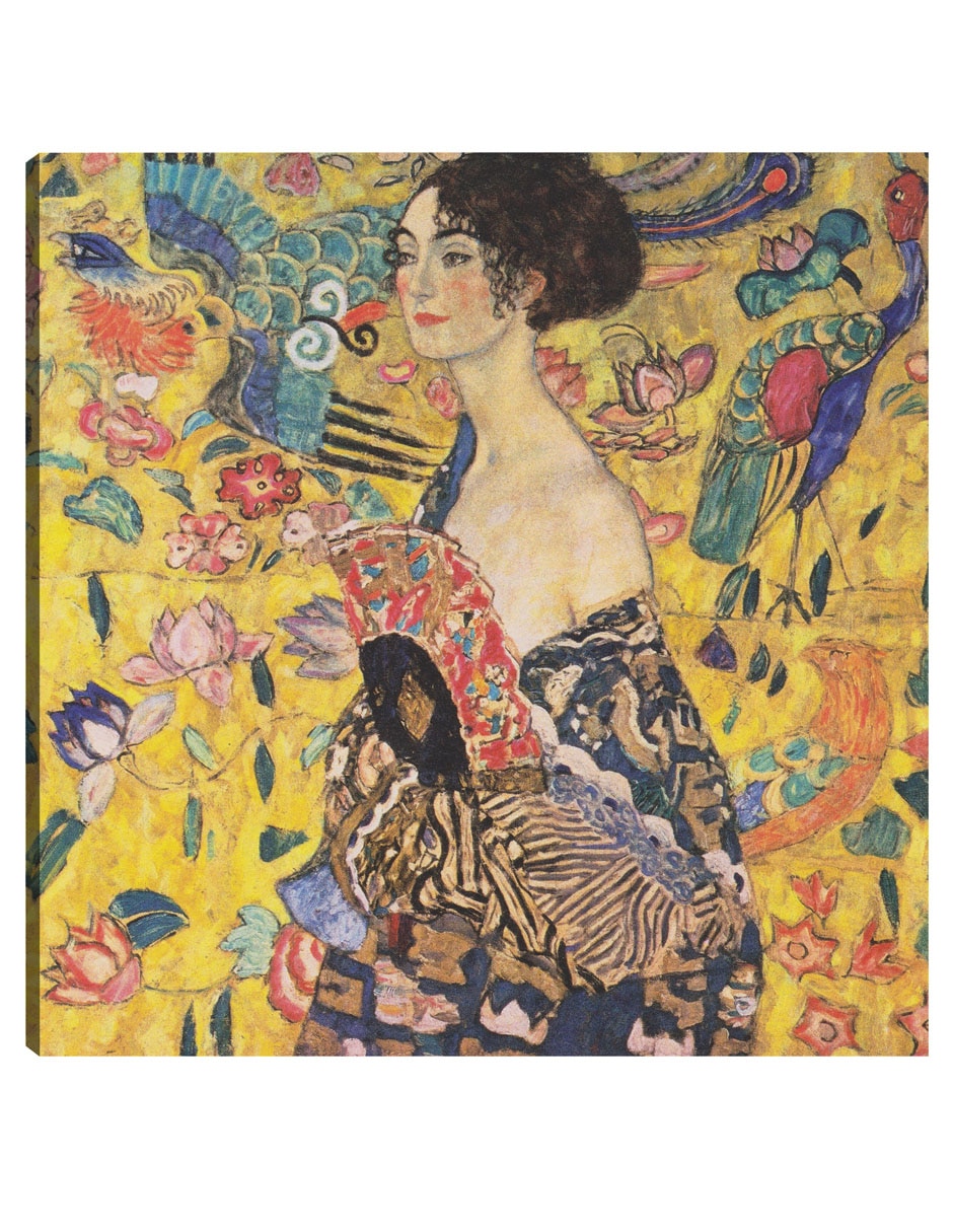 Cuadro decorativo Mujer Con Abanico (1917-1918) técnica mixta Gente Cuadro decorativo Mujer Con Abanico (1917-1918) técnica mixta Gente