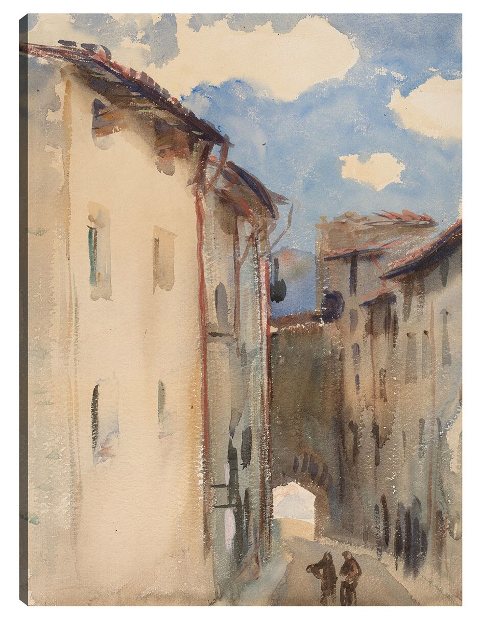 Cuadro decorativo Camprodón, España (C. 1892) técnica mixta Arquitectura