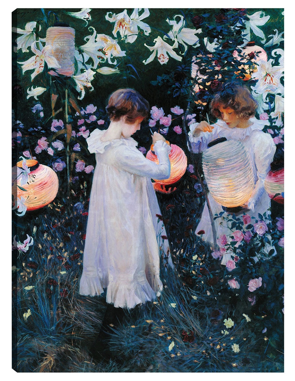 Cuadro decorativo Clavel, Lirio, Lirio, Rosa (1885) técnica mixta Gente
