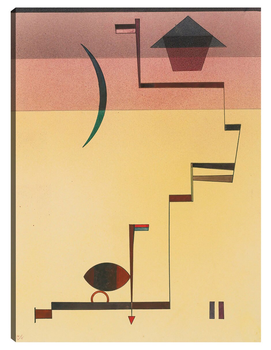 Cuadro decorativo Eckig (Angular) (1931) técnica mixta Formas