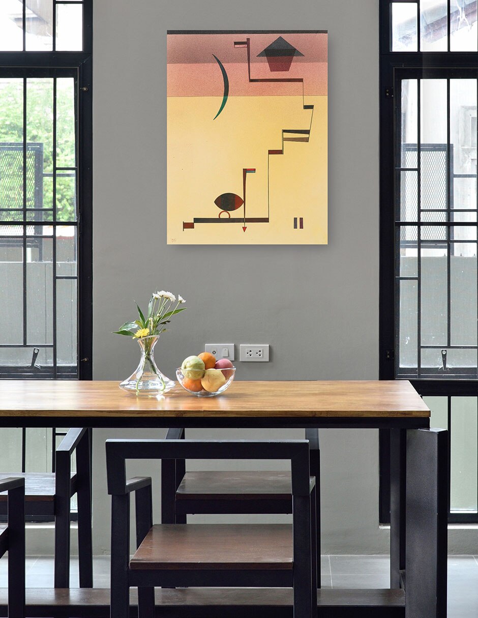 Cuadro decorativo Eckig (Angular) (1931) técnica mixta Formas 3