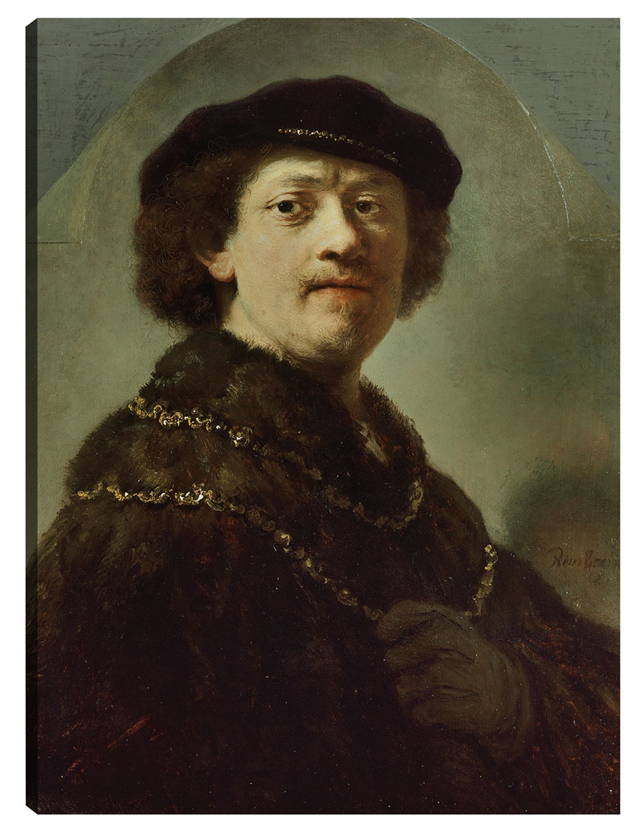 Cuadro decorativo Autorretrato Con Gorra Negra (1637) técnica mixta Gente Cuadro decorativo Autorretrato Con Gorra Negra (1637) técnica mixta Gente