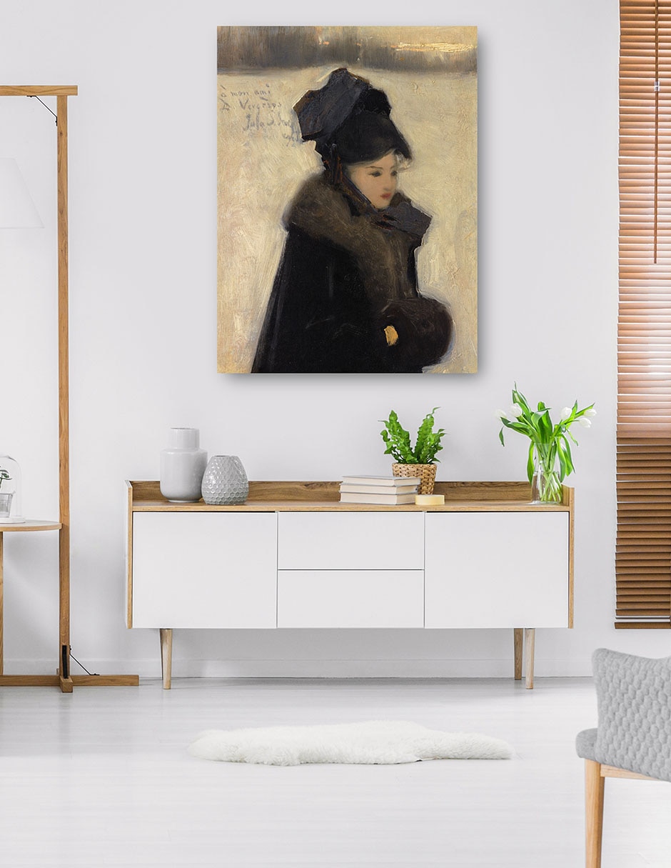 Cuadro decorativo Mujer con piel mixta Gente 3