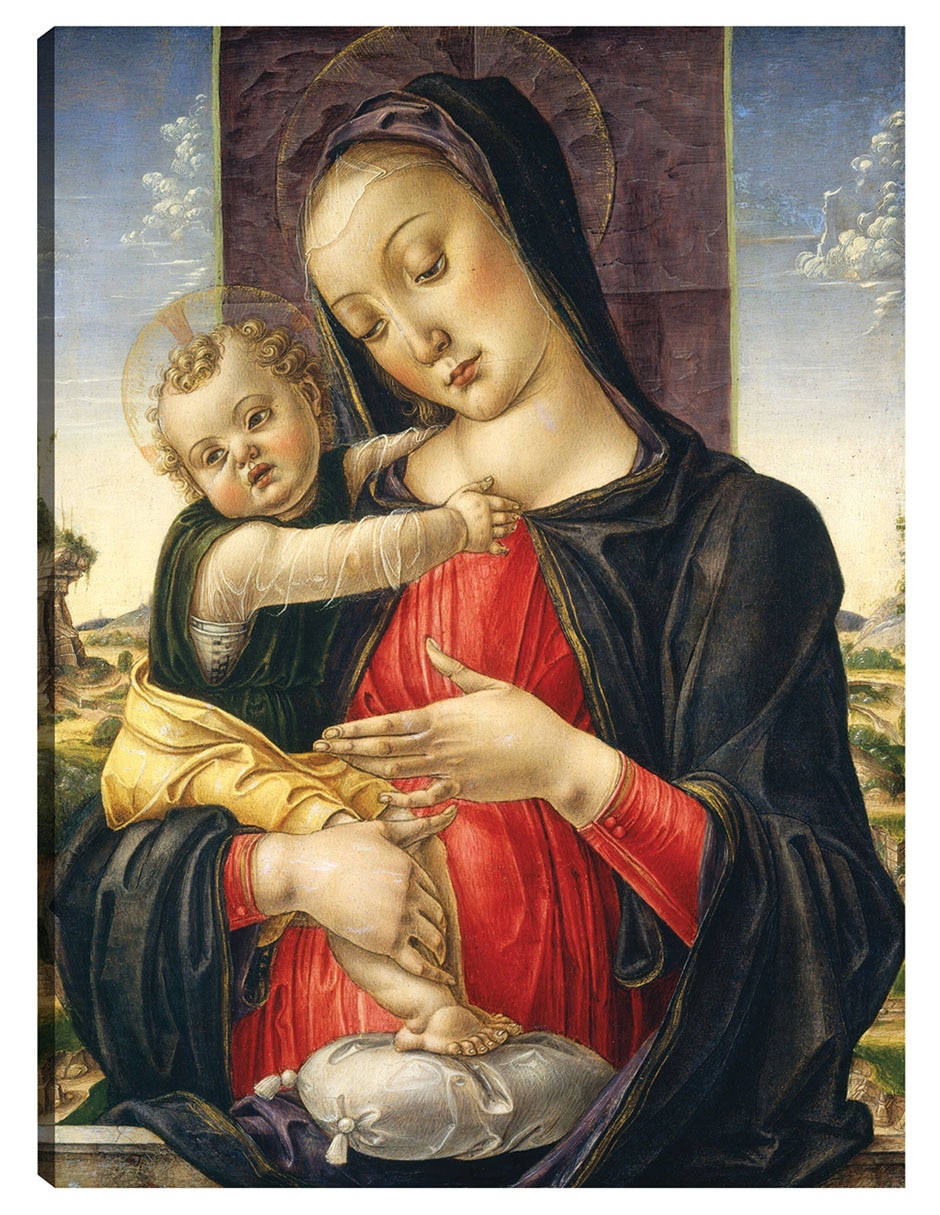 Cuadro decorativo Virgen Y El Niño, C. 1475 técnica mixta Vírgenes Cuadro decorativo Virgen Y El Niño, C. 1475 técnica mixta Vírgenes