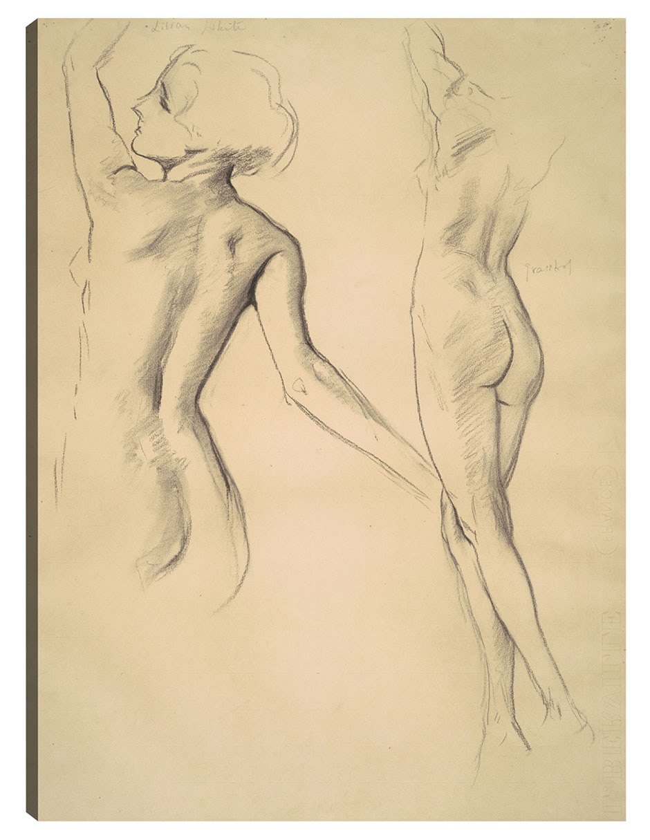 Cuadro decorativo Estudios Para 'Figuras Danzantes' (1919-1920) técnica mixta Siluetas Cuadro decorativo Estudios Para 'Figuras Danzantes' (1919-1920) técnica mixta Siluetas