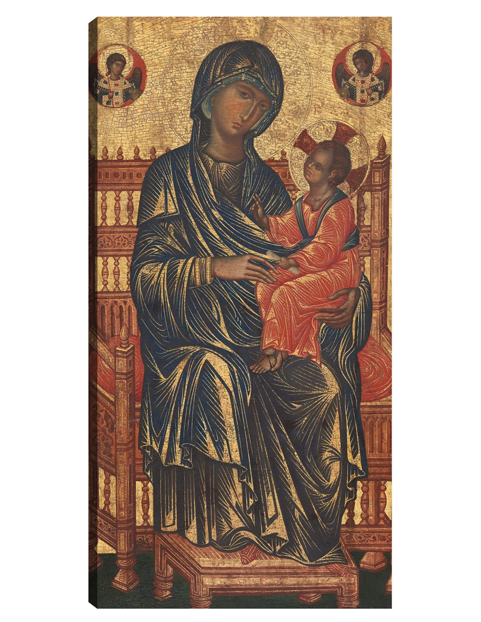 Cuadro decorativo La Virgen y el Niño entronizados, c. 1250/1275 técnica mixta Vírgenes 1