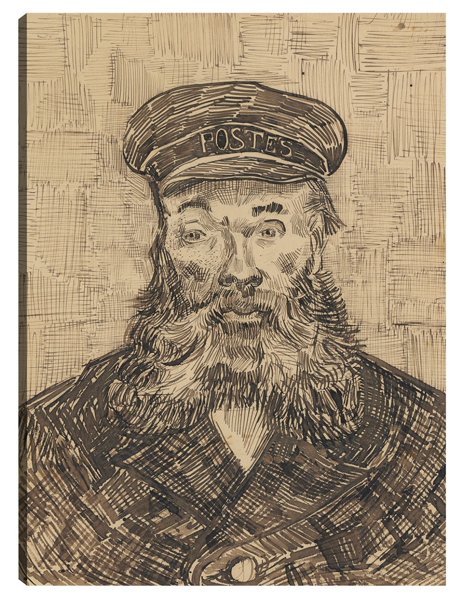 Cuadro decorativo Retrato De José Roulin (1888) técnica mixta Gente Cuadro decorativo Retrato De José Roulin (1888) técnica mixta Gente