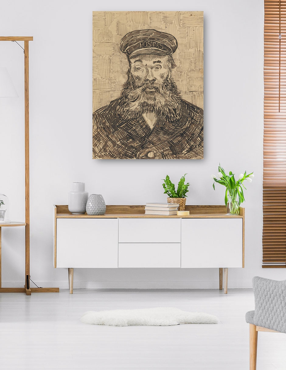 Cuadro decorativo Retrato De José Roulin (1888) técnica mixta Gente 4