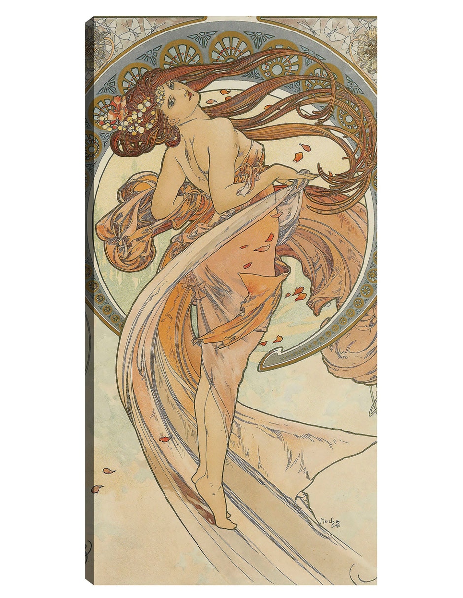 Cuadro decorativo Las Artes 2 (1898) técnica mixta Gente