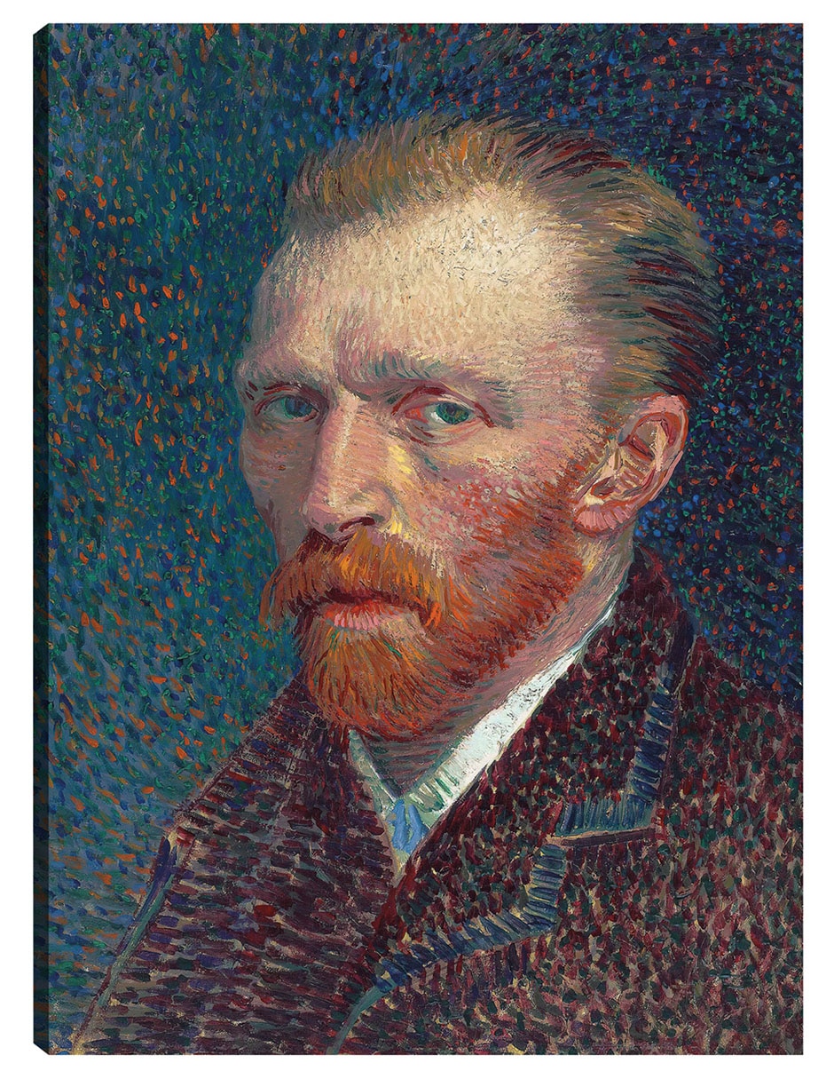 Cuadro decorativo Autorretrato (1887) técnica mixta Gente