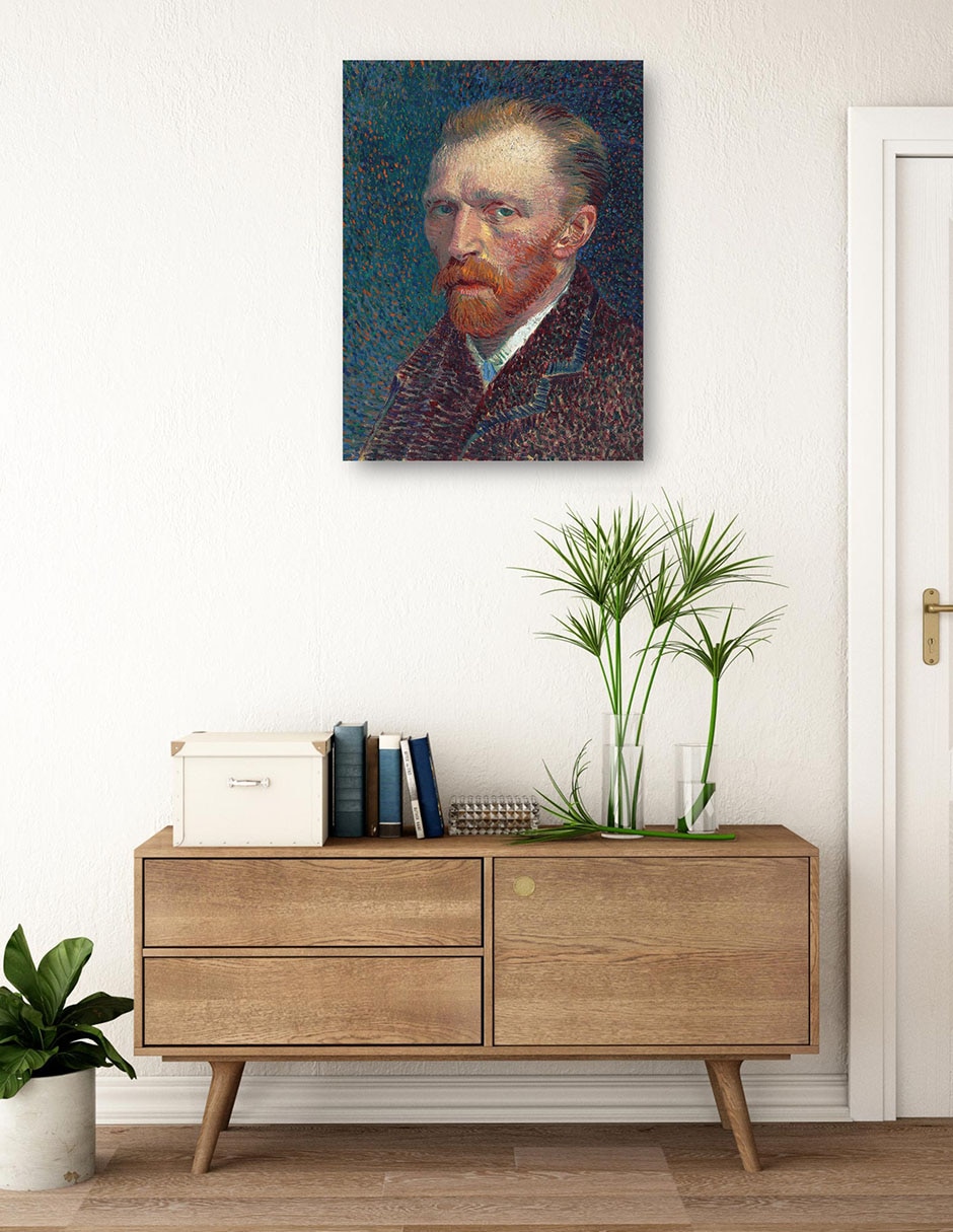 Cuadro decorativo Autorretrato (1887) técnica mixta Gente 2