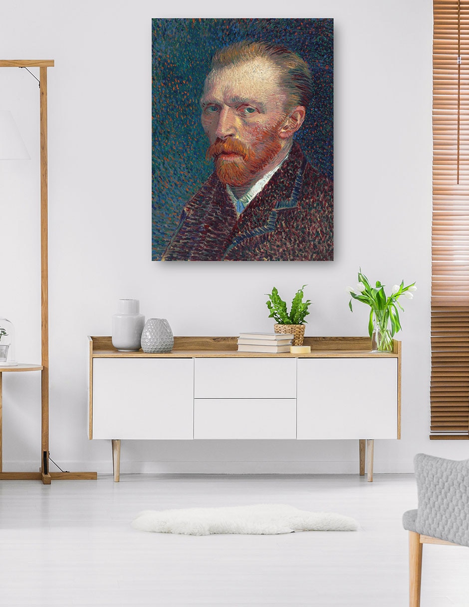 Cuadro decorativo Autorretrato (1887) técnica mixta Gente 4
