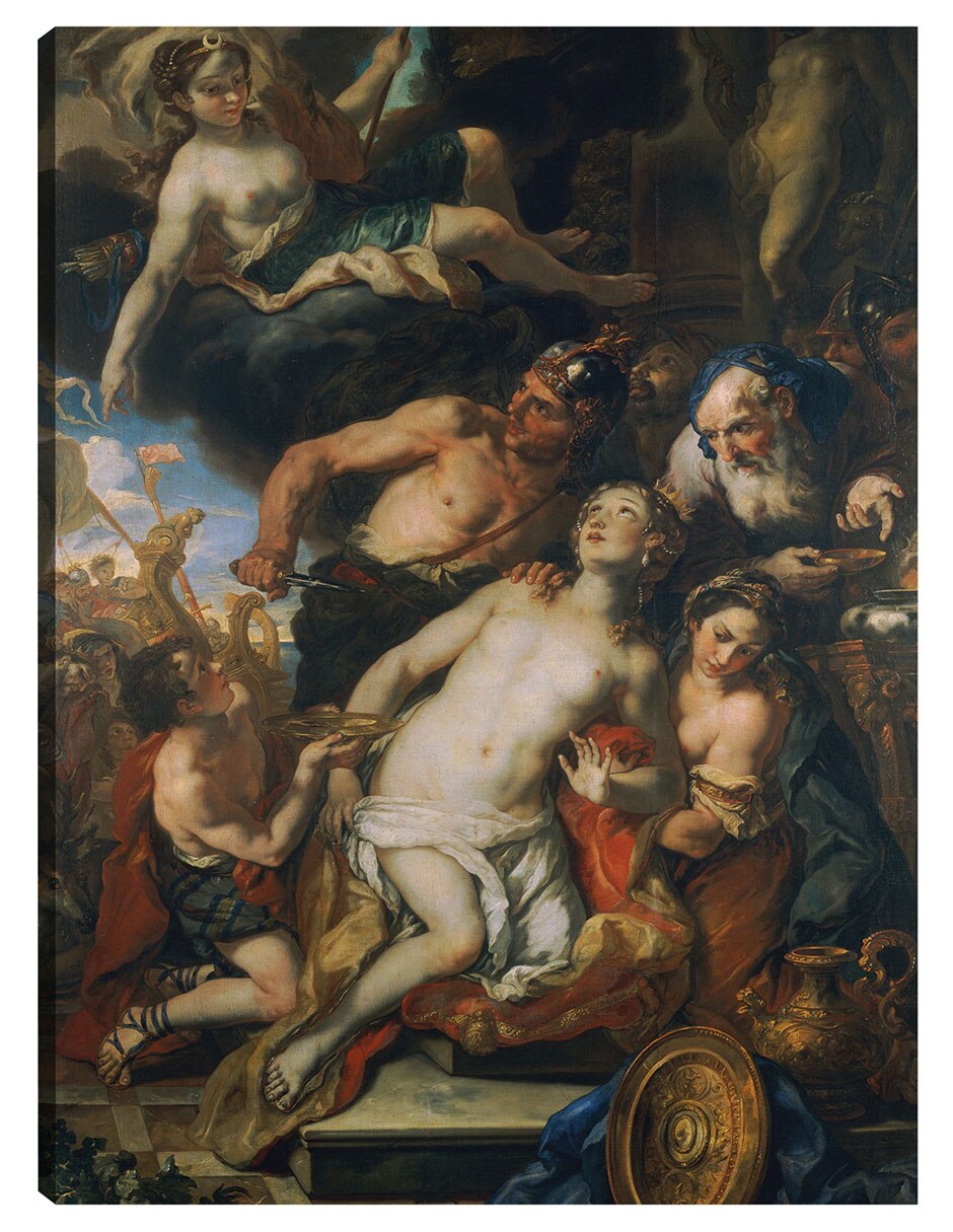 Cuadro decorativo El Sacrificio De Ifigenia (1690-1691) técnica mixta Religión Y Espiritualidad Cuadro decorativo El Sacrificio De Ifigenia (1690-1691) técnica mixta Religión Y Espiritualidad