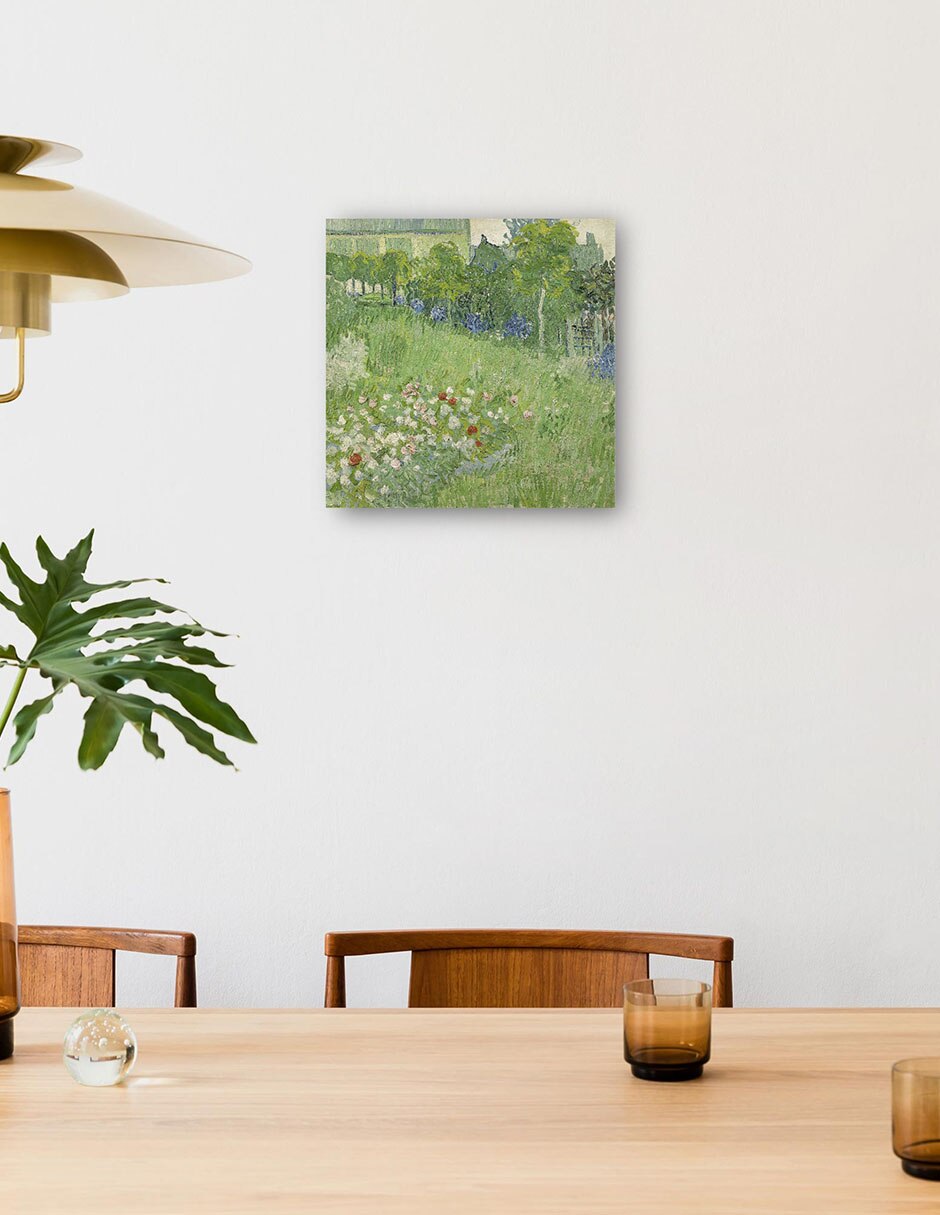 Cuadro decorativo El Jardín de Daubigny técnica mixta 4