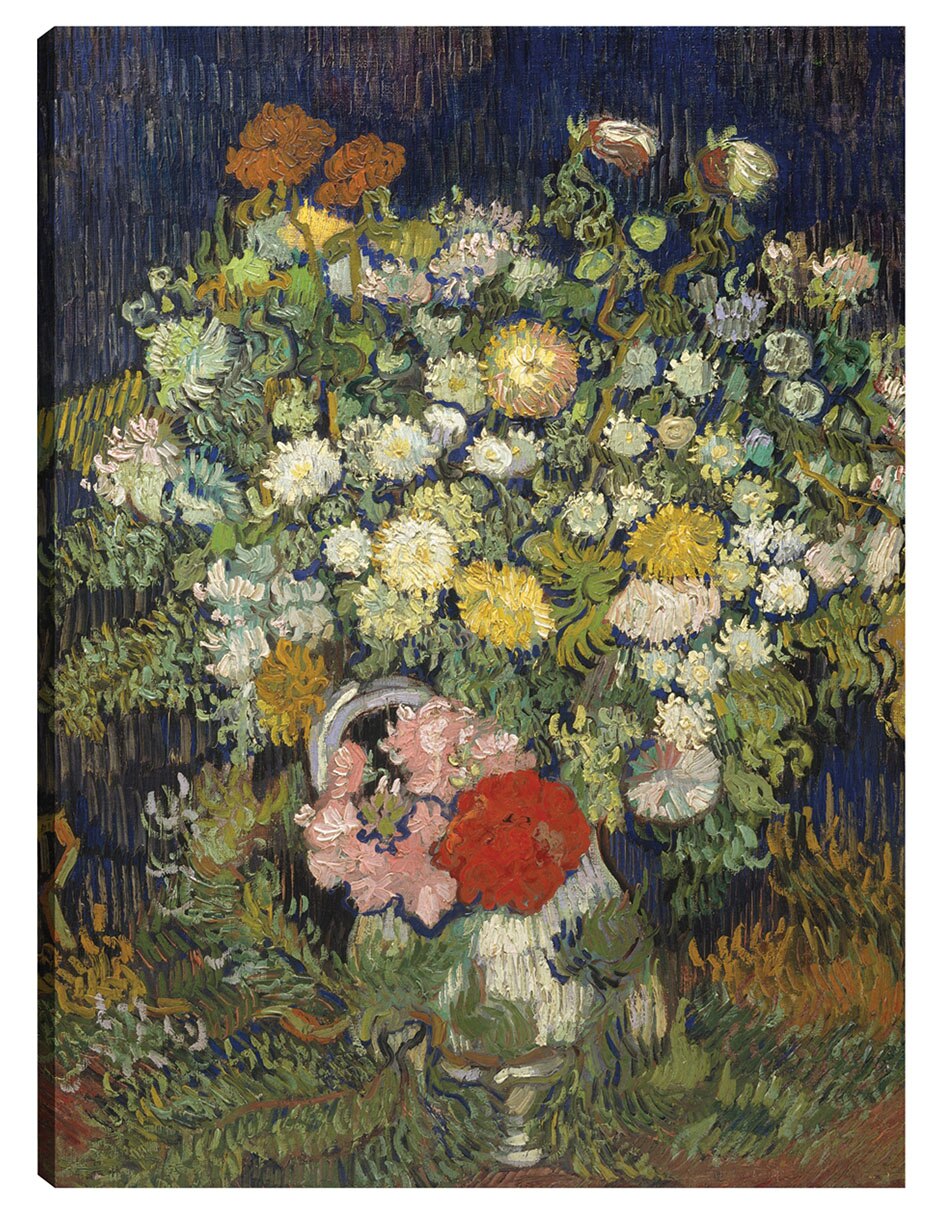 Cuadro decorativo Ramo De Flores En Un Jarrón (1890) técnica mixta Arreglo Floral Cuadro decorativo Ramo De Flores En Un Jarrón (1890) técnica mixta Arreglo Floral