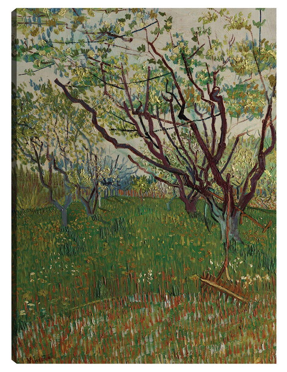 Cuadro decorativo El Huerto Floreciente (1888) técnica mixta Campos Cuadro decorativo El Huerto Floreciente (1888) técnica mixta Campos