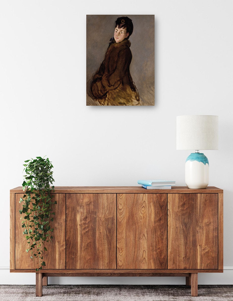 Cuadro decorativo Retrato De Isabelle Lemonnier Con Manguito (Alrededor De 1879-80) técnica mixta Gente 2