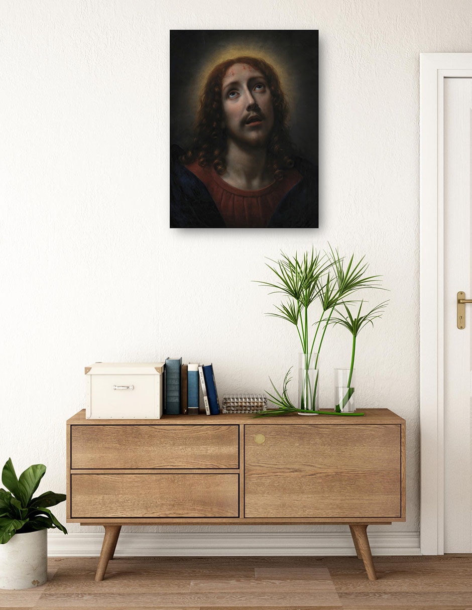 Cuadro decorativo La agonía de Cristo en el huerto de Getsemaní técnica mixta 4