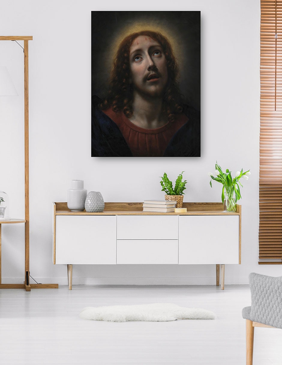 Cuadro decorativo La agonía de Cristo en el huerto de Getsemaní técnica mixta 3