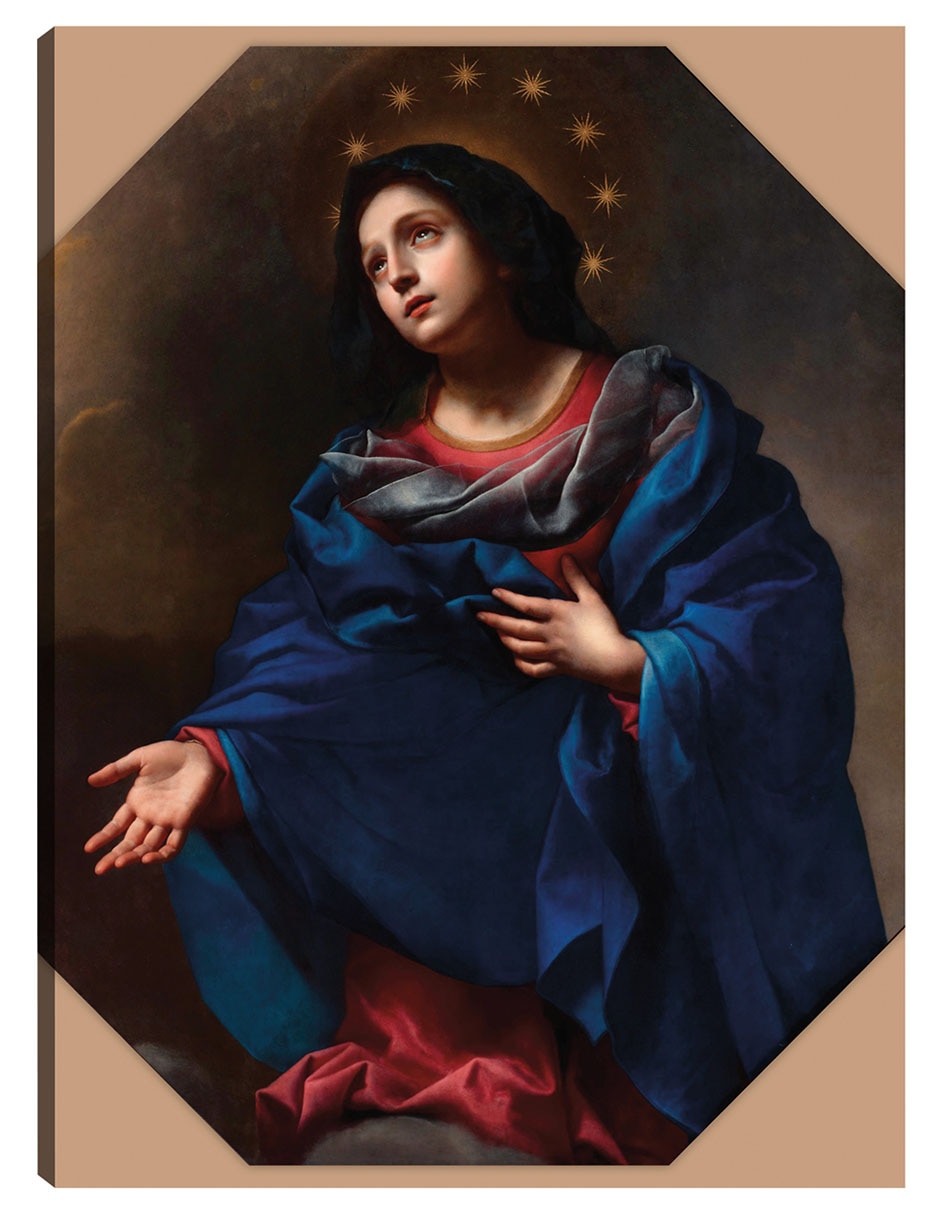 Cuadro decorativo Virgen En La Gloria (1665-1675) técnica mixta Vírgenes