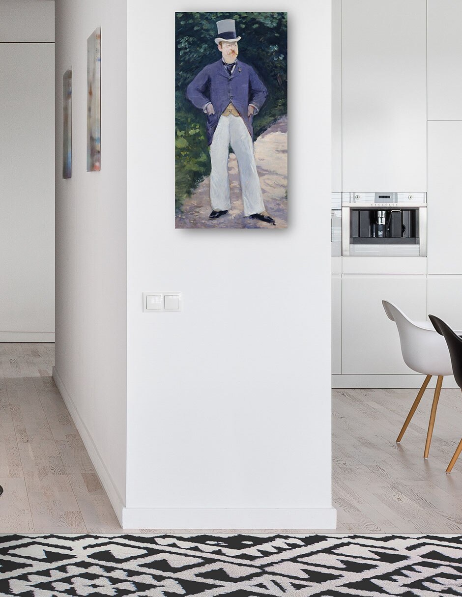 Cuadro decorativo Retrato Del Señor Brun técnica mixta Gente 3